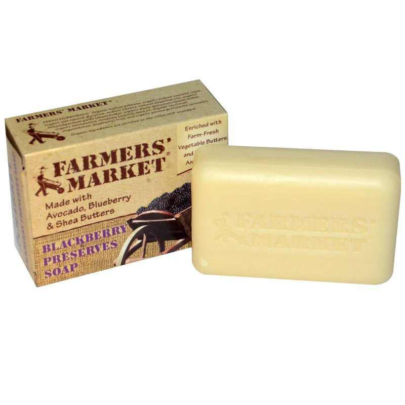 Farmers Market Natural Bar Soap, Blackberry Preserves