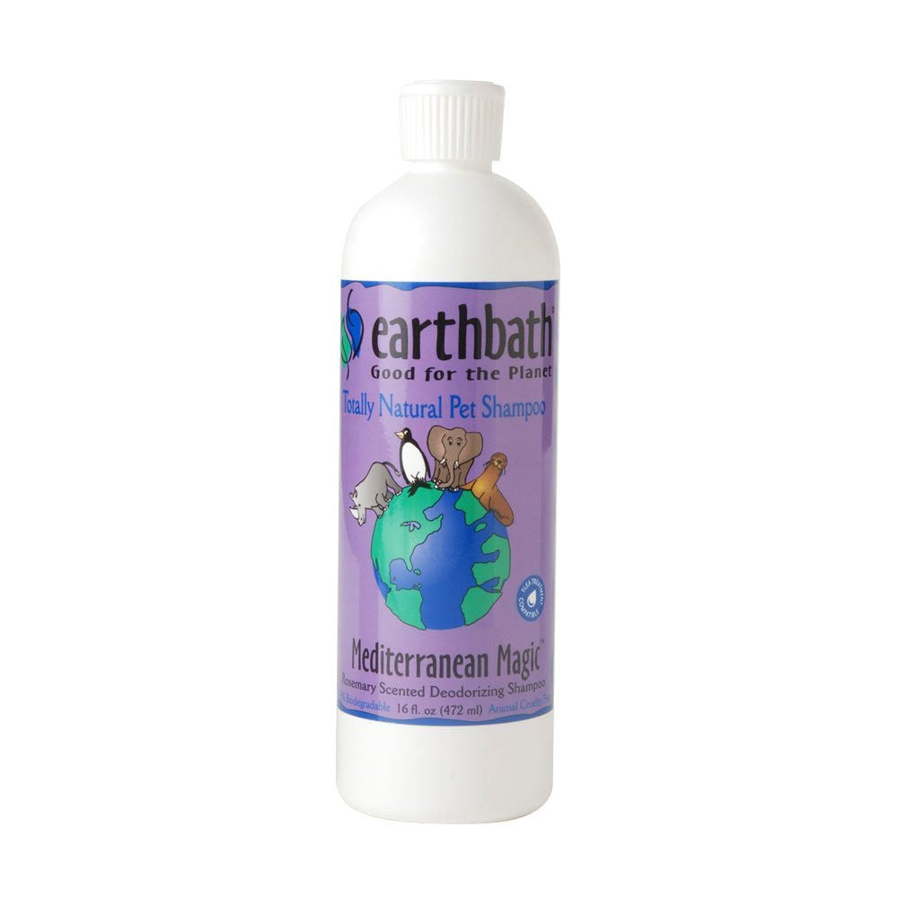 Earthbath Natural Pet Shampoo, Mediterranean Magic, Rosemary Scented Deodorizing Shampoo