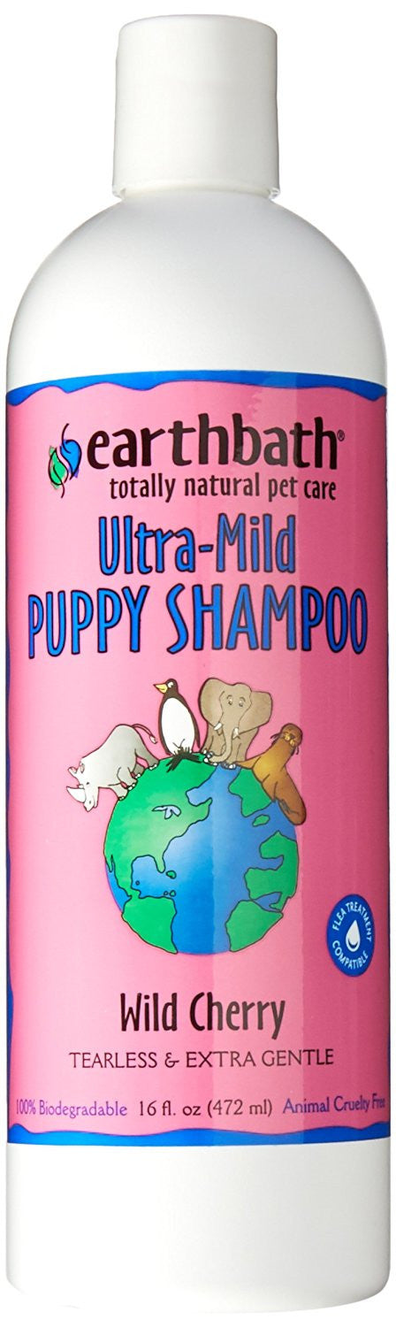 Earthbath Natural Pet Shampoo, Puppy Shampoo Tearless & Extra Gentle