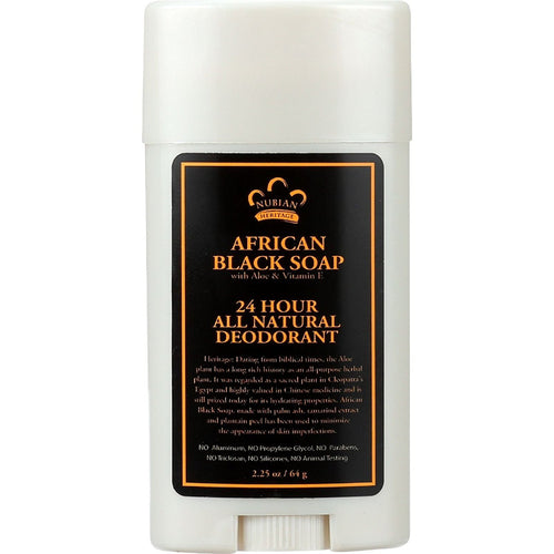 Nubian Heritage African Black Soap 24 Hour All Natural Deodorant