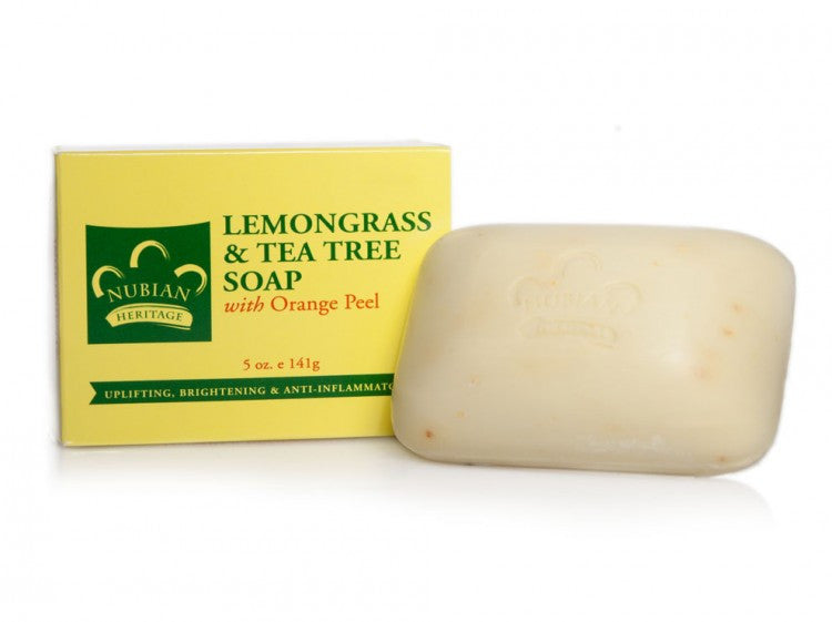 Nubian Heritage Lemongrass & Tea Tree Bar Soap