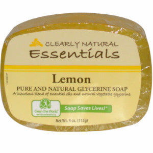 Clearly Natural Essentials Glycerine Bar Soap, Lemon