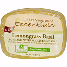 Clearly Natural Essentials Glycerine Bar Soap, Lemongrass Basil