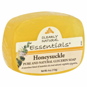 Clearly Natural Essentials Glycerine Bar Soap, Honeysuckle