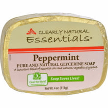 Clearly Natural Essentials Glycerine Bar Soap, Peppermint