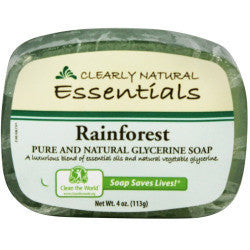 Clearly Natural Essentials Glycerine Bar Soap, Rainforest