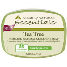 Clearly Natural Essentials Glycerine Bar Soap, Tea Tree