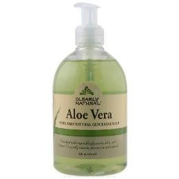 Clearly Natural Liquid Glycerine Soap with Pump, Aloe Vera