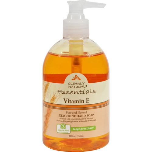 Clearly Natural Liquid Glycerine Soap with Pump, Vitamin E
