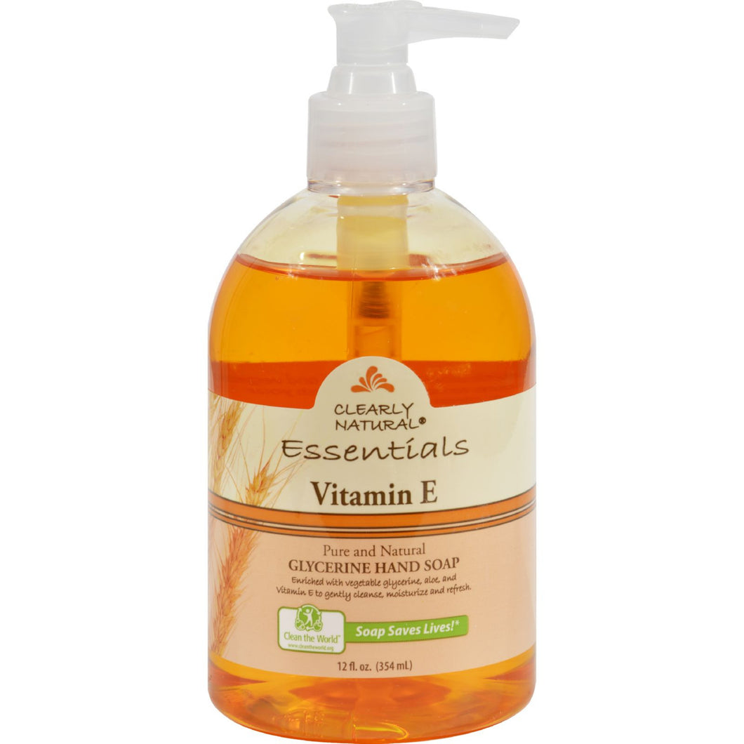 Clearly Natural Liquid Glycerine Soap with Pump, Vitamin E