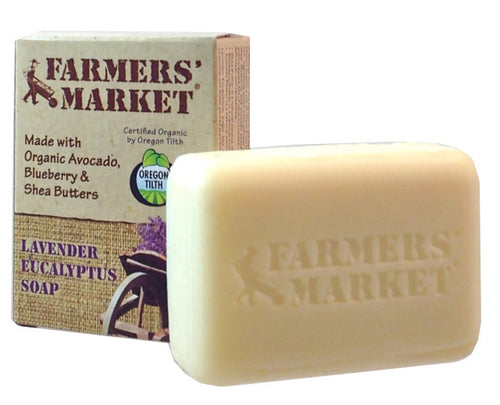 Farmers Market Natural Bar Soap, Lavender Eucalyptus