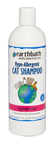 Earthbath Natural Hypo-Allergenic Cat Shampoo, Fragrance Free